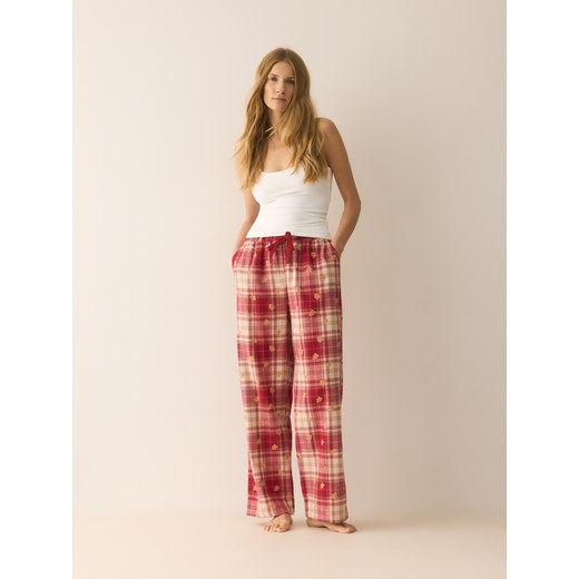Reserved - Spodnie piżamowe - czerwony - id: 020HE-33X - marki Reserved - 187290361 Reserved - Spodnie piżamowe - czerwony ze sklepu Reserved w kategorii Piżamy damskie - zdjęcie 187290361