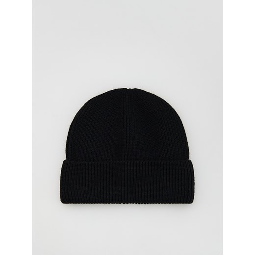 Reserved - Czapka beanie z dodatkiem wełny - czarny ze sklepu Reserved w kategorii Czapki zimowe męskie - zdjęcie 187290384