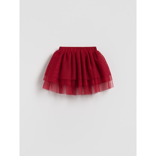 Reserved - Tiulowa spódnica - czerwony - id: 542FW-33X - marki Reserved - 187290712 Reserved - Tiulowa spódnica - czerwony ze sklepu Reserved w kategorii Spódnice dziewczęce - zdjęcie 187290712