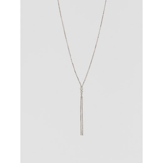 Reserved - Naszyjnik z kryształkami - srebrny ze sklepu Reserved w kategorii Naszyjniki - zdjęcie 187290852