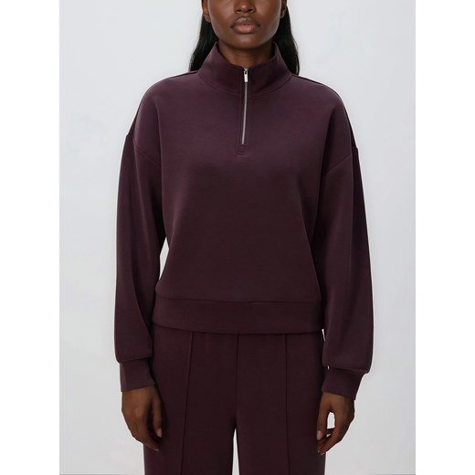 Reserved - Bluza z zamkiem - ciemnofioletowy ze sklepu Reserved w kategorii Bluzy damskie - zdjęcie 187290884