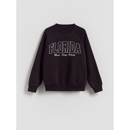 Reserved - Bluza z napisami - bordowy - id: 901FJ-83X - marki Reserved - 187291053 Reserved - Bluza z napisami - bordowy ze sklepu Reserved w kategorii Bluzy chłopięce - zdjęcie 187291053