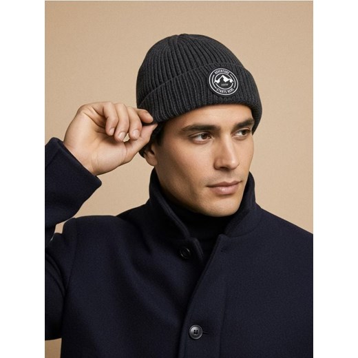 Sinsay - Czapka beanie - szary ze sklepu Sinsay w kategorii Czapki zimowe męskie - zdjęcie 187291642