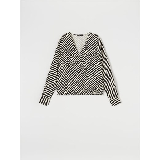 Sinsay - Koszula ze wzorem - wielobarwny ze sklepu Sinsay w kategorii Bluzki damskie - zdjęcie 187291692