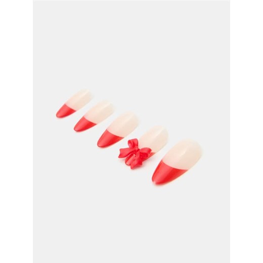 Sinsay - Sztuczne paznokcie z matowym wykończeniem - czerwony - id: 855GE-33X - marki Sinsay - 187291710 Sinsay - Sztuczne paznokcie z matowym wykończeniem - czerwony ze sklepu Sinsay w kategorii Sztuczne paznokcie - zdjęcie 187291710