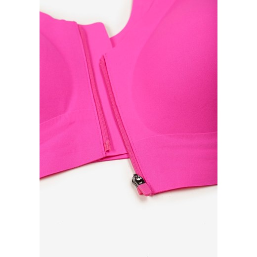 Czarny Biustonosz z Prążkowanego Materiału Ezimere 5XL born2be.pl