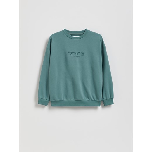 Reserved - Bluza z nadrukiem - morski ze sklepu Reserved w kategorii Bluzy chłopięce - zdjęcie 187292880