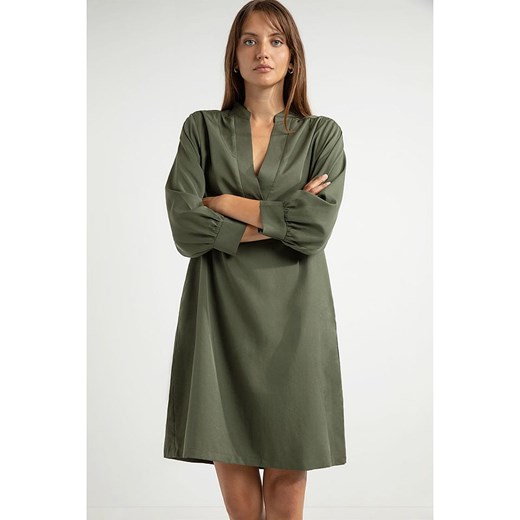 Josephine & Co Sukienka "Annabelle" w kolorze khaki Josephine & Co 46 wyprzedaż Limango Polska