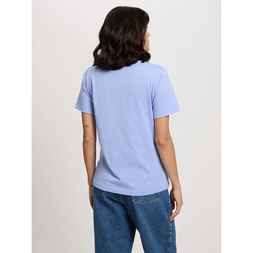 Cross Jeans Koszulka w kolorze błękitnym Cross Jeans M okazyjna cena Limango Polska