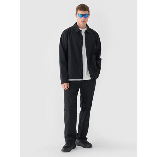 Męskie spodnie casual 4F 4FRSS24TTROM1327 - czarne - id: 345585 - marki 4F - 187293634 Męskie spodnie casual 4F 4FRSS24TTROM1327 - czarne ze sklepu Sportstylestory.com w kategorii Spodnie męskie - zdjęcie 187293634