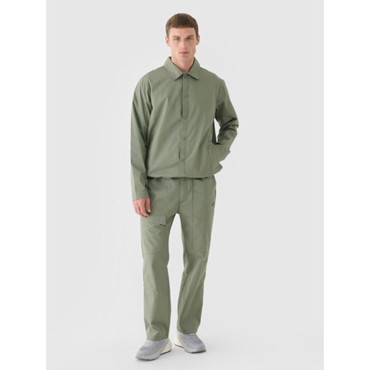 Męskie spodnie casual 4F 4FRSS24TTROM1327 - khaki - id: 345584 - marki 4F - 187293642 Męskie spodnie casual 4F 4FRSS24TTROM1327 - khaki ze sklepu Sportstylestory.com w kategorii Spodnie męskie - zdjęcie 187293642