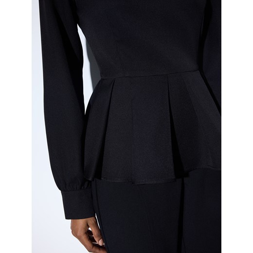 Mohito - Bluzka z falbaną - czarny Mohito 32 Mohito