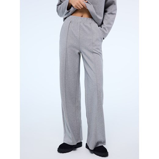 Mohito - Szare spodnie dresowe - szary Mohito S Mohito