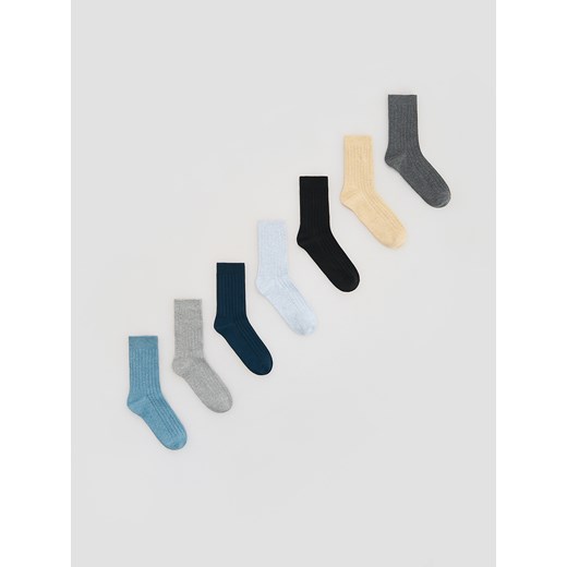 Reserved - Skarpetki 7 pack - niebieski - id: 008HJ-55X - marki Reserved - 187294011 Reserved - Skarpetki 7 pack - niebieski ze sklepu Reserved w kategorii Skarpetki dziecięce - zdjęcie 187294011