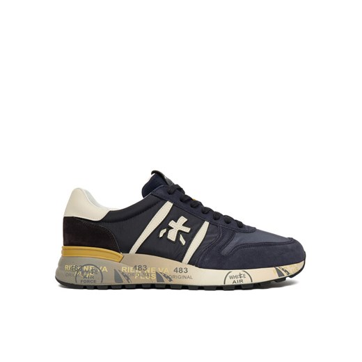 Sneakersy Premiata Lander Var 7702 Granatowy ze sklepu eobuwie.pl w kategorii Buty sportowe męskie - zdjęcie 187294933