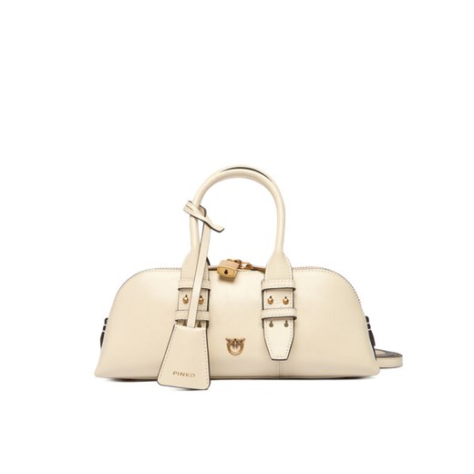 Torebka PINKO Bowling Bag Baguette AI 25-26 105334 A2VW Écru - id: 8053177306439 - marki Pinko - 187294942 Torebka PINKO Bowling Bag Baguette AI 25-26 105334 A2VW Écru ze sklepu eobuwie.pl w kategorii Torebki bagietki - zdjęcie 187294942