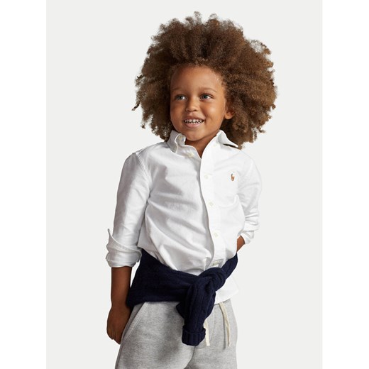 Polo Ralph Lauren Koszula 322677133001 Biały Regular Fit - id: 0000305786142 - marki Polo Ralph Lauren - 187295062 Polo Ralph Lauren Koszula 322677133001 Biały Regular Fit ze sklepu MODIVO w kategorii Koszule chłopięce - zdjęcie 187295062