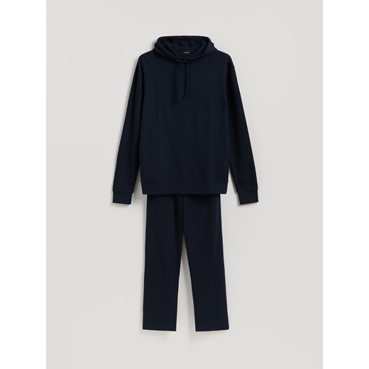 Reserved - Dwuczęściowa piżama - granatowy Reserved XXL Reserved