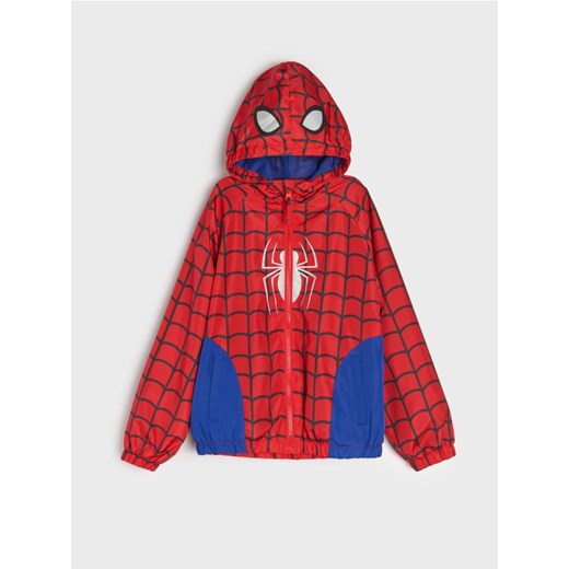 Sinsay - Kurtka z kapturem Marvel Spider-Man - czerwony ze sklepu Sinsay w kategorii Kurtki chłopięce - zdjęcie 187297190