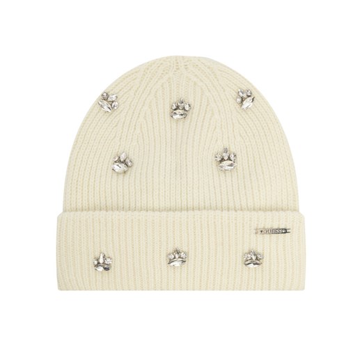 Guess Czapka AW5198 POL01 Écru ze sklepu MODIVO w kategorii Czapki zimowe damskie - zdjęcie 187297364
