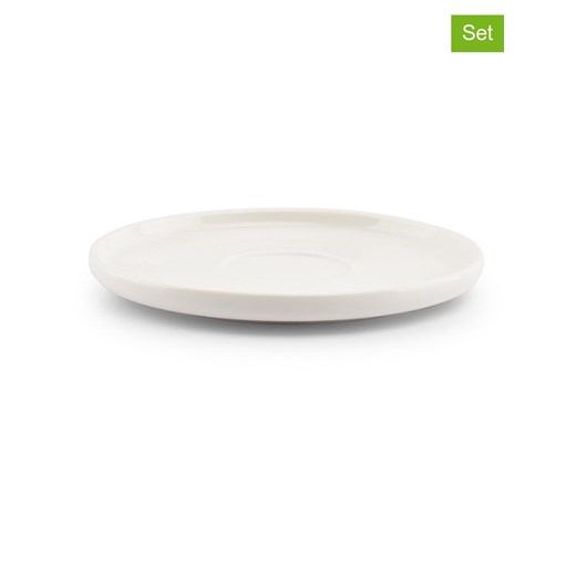Salt and Pepper Spodki (4 szt.) "Nuo" w kolorze białym - Ø 15 cm - id: 17193783 - marki Salt & Pepper - 187298563 Salt and Pepper Spodki (4 szt.) "Nuo" w kolorze białym - Ø 15 cm ze sklepu Limango Polska w kategorii Dzbanki i zaparzacze - zdjęcie 187298563