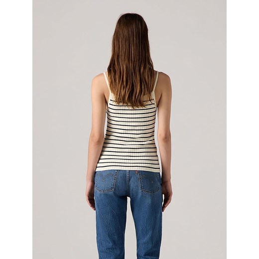 Levi&apos;s Top w kolorze kremowo-czarnym L wyprzedaż Limango Polska