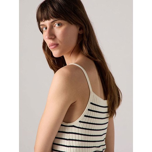 Levi&apos;s Top w kolorze kremowo-czarnym L wyprzedaż Limango Polska