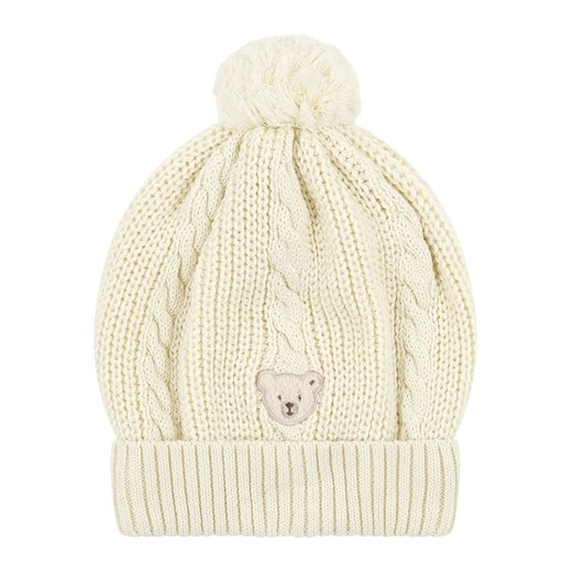 Steiff Czapka dzianinowa w kolorze kremowym - id: 17892507 - marki Steiff - 187299051 Steiff Czapka dzianinowa w kolorze kremowym ze sklepu Limango Polska w kategorii Czapki dziecięce - zdjęcie 187299051