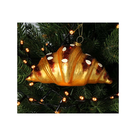 Kersten Ozdoba choinkowa &quot;Almond Croissant&quot; w kolorze złotym - szer. Kersten onesize wyprzedaż Limango Polska