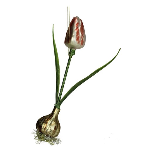 Kersten Ozdoba choinkowa "Tulip" w kolorze zielono-czerwonym - wys. 20,3 cm - id: 17896781 - marki Kersten - 187299124 Kersten Ozdoba choinkowa "Tulip" w kolorze zielono-czerwonym - wys. 20,3 cm ze sklepu Limango Polska w kategorii Dekoracje bożonarodzeniowe - zdjęcie 187299124