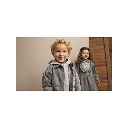 enfant Sukienka dżinsowa w kolorze szarym Enfant 134 okazyjna cena Limango Polska