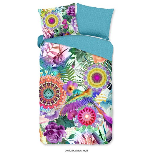 Hip Komplet pościeli satynowej "Aviva" ze wzorem - id: 14051478 - marki Hip - 187299580 Hip Komplet pościeli satynowej "Aviva" ze wzorem ze sklepu Limango Polska w kategorii Pościele - zdjęcie 187299580