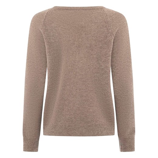 Zwillingsherz Kaszmirowy sweter w kolorze beżowym Zwillingsherz L Limango Polska okazja