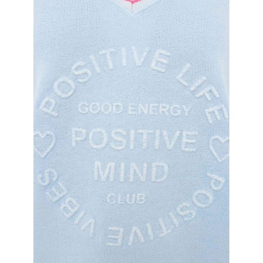 Zwillingsherz Bluza "Positive Mind" w kolorze błękitnym Zwillingsherz S/M okazyjna cena Limango Polska
