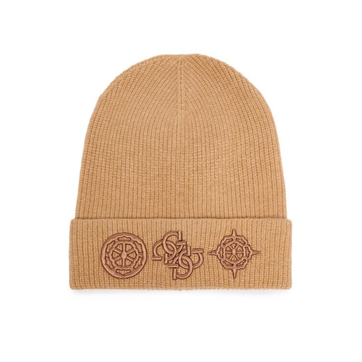 Czapka Guess AW5177 POL01 Brązowy ze sklepu eobuwie.pl w kategorii Czapki zimowe damskie - zdjęcie 187300234