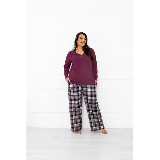 Piżama damska długi rękaw, długie spodnie Donatella Italian Fashion XXL italianfashion