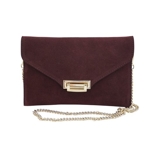 Stylowa kopertówka zamszowa Barberinis - Bordowa ze sklepu Barberinis w kategorii Listonoszki - zdjęcie 187301213