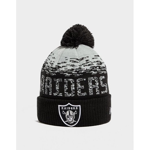 NEW ERA NFL LAS VEGAS RAIDERS POM BEANIE HAT OAKLAND RAIDERS New Era ONE SIZE okazja JD Sports
