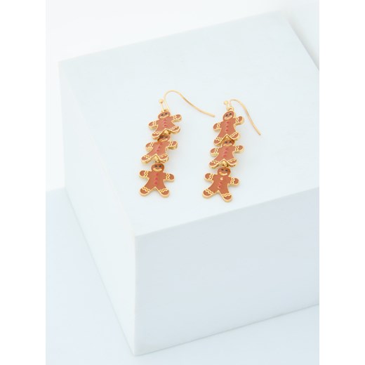 Sinsay - Kolczyki z błyszczącym wykończeniem - wielobarwny Sinsay One Size Sinsay