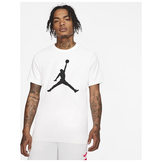 T-shirt męski Jordan Jumpman - Biel ze sklepu Nike poland w kategorii T-shirty męskie - zdjęcie 187301884