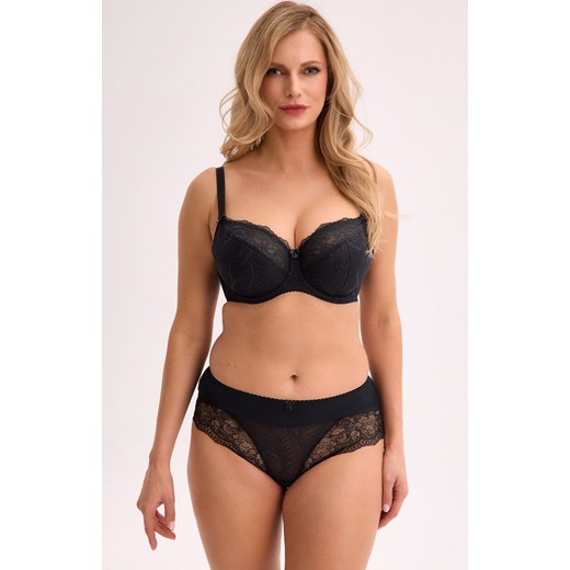 Gaia biustonosz półusztywniany semi-soft czarny Sandy 594, Kolor czarny, Rozmiar 80B, Gaia ze sklepu Primodo w kategorii Biustonosze - zdjęcie 187302152