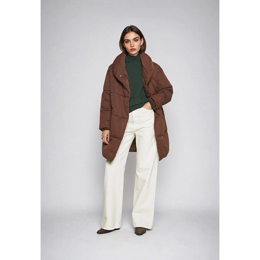 Monki Kurtka przejściowa w kolorze brązowym Monki L wyprzedaż Limango Polska