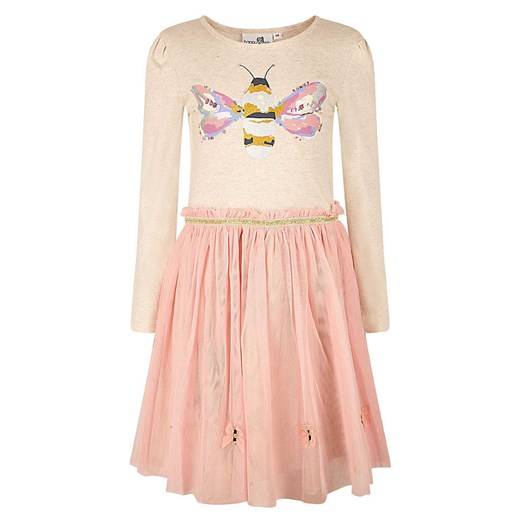 happy girls by Eisend Sukienka w kolorze beżowo-jasnoróżowym - id: 17752019 - marki Happy Girls By Eisend - 187302244 happy girls by Eisend Sukienka w kolorze beżowo-jasnoróżowym ze sklepu Limango Polska w kategorii Sukienki dziewczęce - zdjęcie 187302244