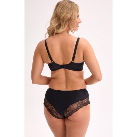 Gaia biustonosz półusztywniany semi-soft czarny Sandy 594, Kolor czarny, Rozmiar 80B, Gaia ze sklepu Intymna w kategorii Biustonosze - zdjęcie 187302520