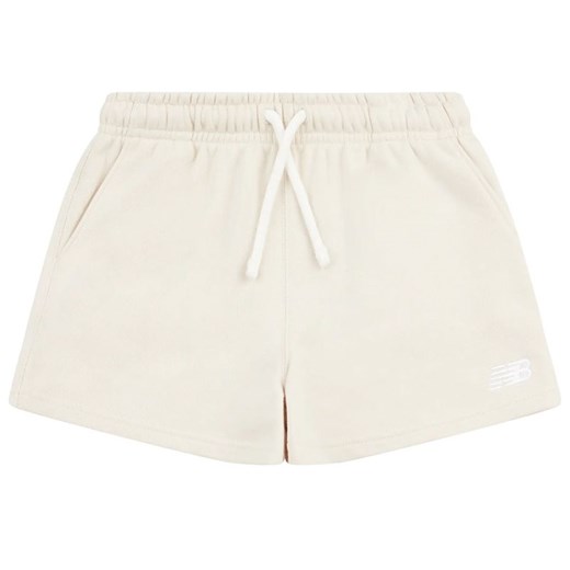 Spodenki dziecięce New Balance LAKG0006LIN - beżowe ze sklepu streetstyle24.pl w kategorii Spodenki dziewczęce - zdjęcie 187302581