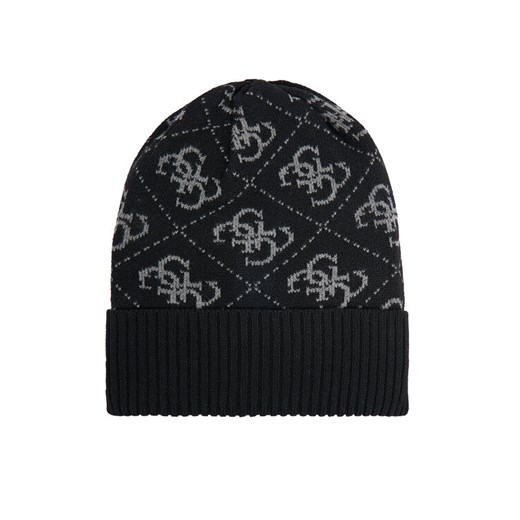 Czapka Guess AM9469 POL01 Czarny ze sklepu eobuwie.pl w kategorii Czapki zimowe męskie - zdjęcie 187302753