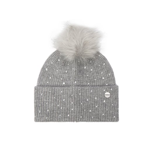 Czapka Guess AW5213 POL01 Szary ze sklepu eobuwie.pl w kategorii Czapki zimowe damskie - zdjęcie 187302754