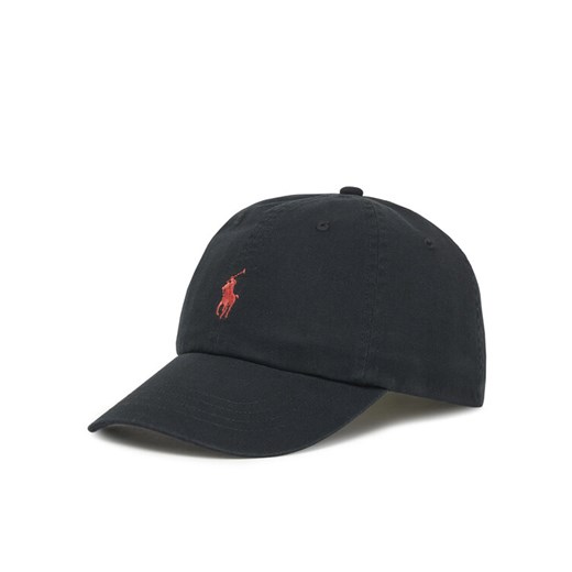 Czapka z daszkiem Polo Ralph Lauren Chino Ball Cap 710548524012 Czarny ze sklepu eobuwie.pl w kategorii Czapki z daszkiem męskie - zdjęcie 187302832