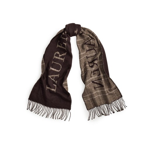 Szalik LAUREN RALPH LAUREN 454960038005 Brązowy ze sklepu eobuwie.pl w kategorii Szaliki i chusty damskie - zdjęcie 187302862