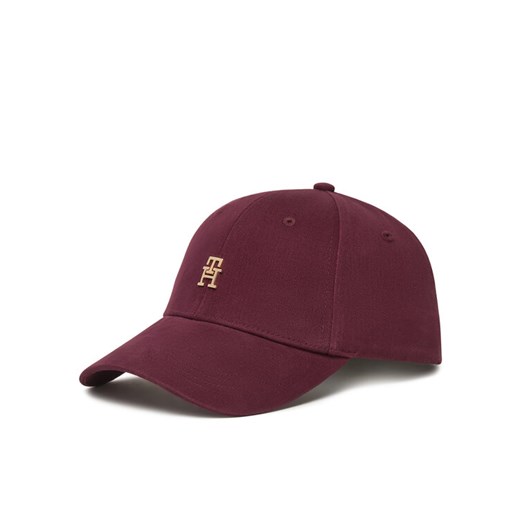 Czapka z daszkiem Tommy Hilfiger Th Elevated Chic Cap AW0AW17631 Bordowy - id: 0000305555731 - marki Tommy Hilfiger - 187302902 Czapka z daszkiem Tommy Hilfiger Th Elevated Chic Cap AW0AW17631 Bordowy ze sklepu eobuwie.pl w kategorii Czapki z daszkiem damskie - zdjęcie 187302902